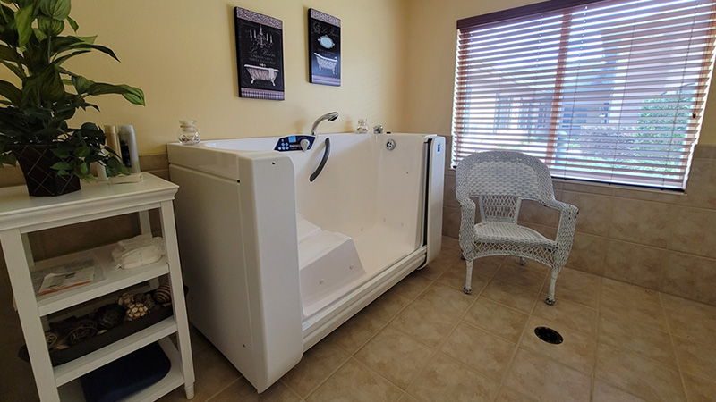 Bathroom with walk in tub at Superior Residence of Lecanto